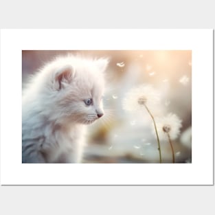 Cat Furry Pet Animal Tranquil Peaceful Posters and Art